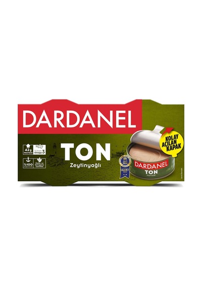 Dardanel Zeytinyağlı Ton Balığı 2 X 140 G - 8 Adet Tarı