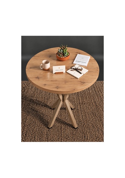 Kalınlaştırmalı Mutfak Cafe Balkon Bahçe Restoran Yemek Masası 70x70 Cappuccino Çam Yuvarlak Krem Krem Kalınlaştırmalı Mutfak Cafe Balkon Bahçe Restoran Yemek Masası 70x70 Cappuccino Çam Yuvarlak Krem Krem