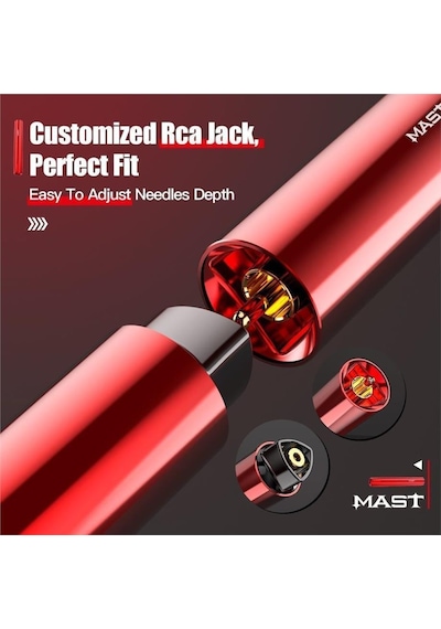 Mast Tour Y22 3.0 Mm Stroke Kablosuz Dövme Ve Kalıcı Makyaj Makinesi Mor