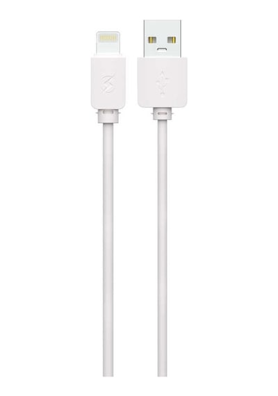 Lightning iPhone Apple Uyumlu iPad  Kablo 3A 1M-Beyaz