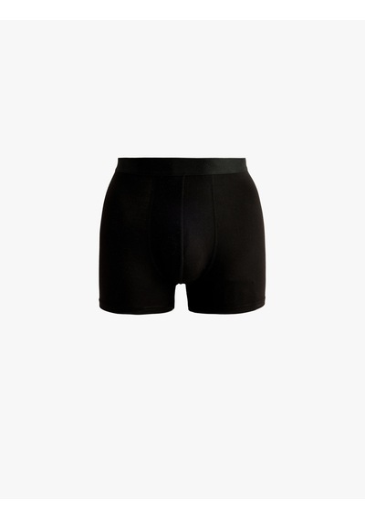 Koton Normal Bel Rahat Kalıp Modal Kumaş Basic Boxer Siyah 7wlm90010mk
