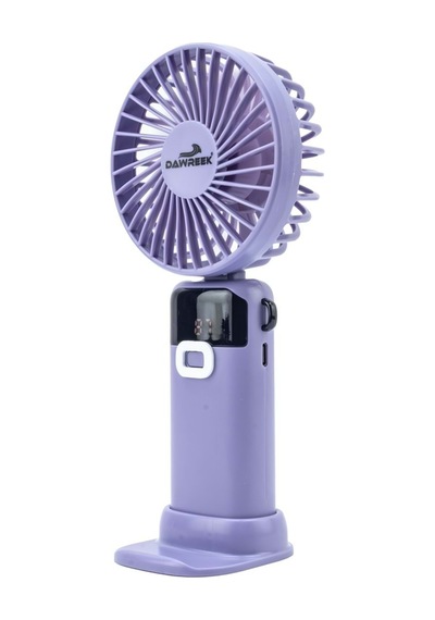 Dawreek Bt0258 Led Göstergeli El Fanı Mavi Mor