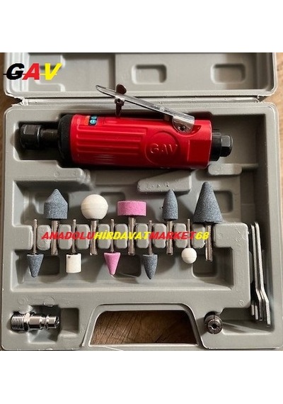 Gav Havalı Gravür Seti Kalıpçı Taşlama Seti Vızvız 1/4 Pro 16pcs