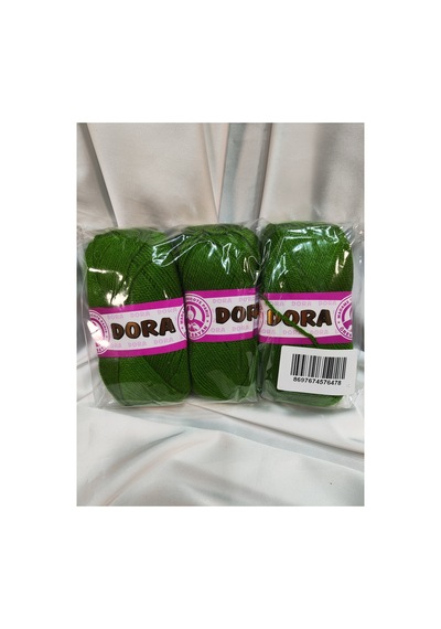 Dora Yeşil El Örgü İpi 3 Adet - Renk: 087