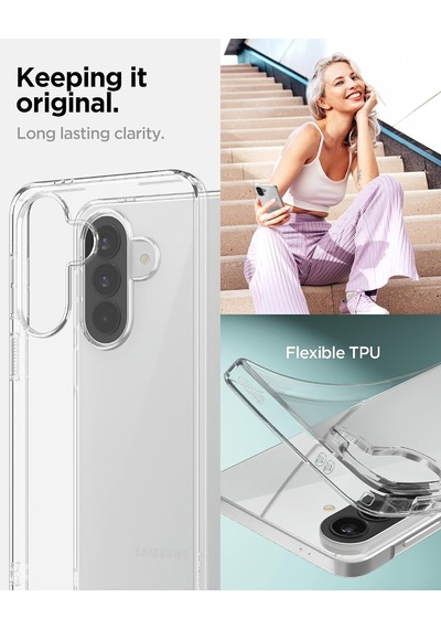 Galaxy A57 İle Uyumlu Kılıf Liquid Crystal Clear - Acs11127