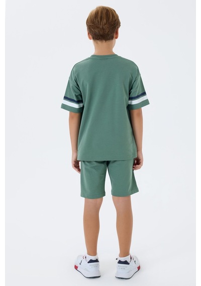 U.s. Polo Assn. Erkek Çocuk Yeşil Bermuda Takım Us2433-c-v4 Yeşil