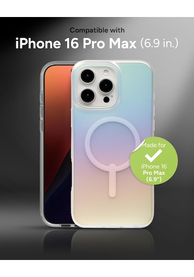 Zagg Apple Uyumlu iPhone 16 Pro Max İçin Milan Çıtçıtlı Kılıf - Renk Değiştirme Kaplaması, Magsafe Ve Kablosuz Şarj , 13 Ft Düşme Koruması, Grafen Takviyeli, Çevre Dostu, Mat Yanardöner Çok Renkli Zagg Apple Uyumlu iPhone 16 Pro Max İçin Milan Çıtçıtlı Kılıf - Renk Değiştirme Kaplaması, Magsafe Ve Kablosuz Şarj , 13 Ft Düşme Koruması, Grafen Takviyeli, Çevre Dostu, Mat Yanardöner Çok Renkli