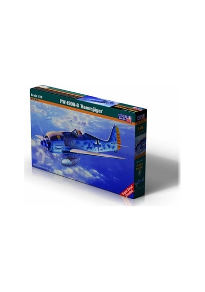 1/72 Fw-190a-8 Rammjager Savaş Uçağı Maketi, Mister Craft C005