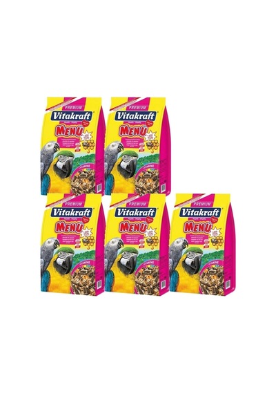 Vitakraft Papağan Yemi 5 Adet 1000 Gram 0.75 LT - 2.5 LT - 12 KG