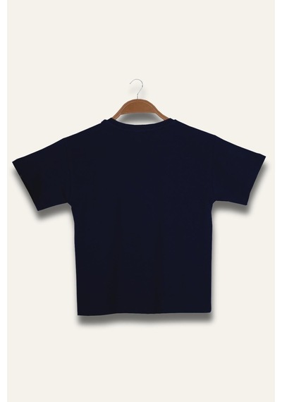 Zeyland Erkek Çoçuk Sörf Baskılı T-shirt - Lacivert Lacivert