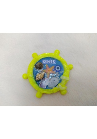 Magnet Dümen Epoksi Deniz Kabuklu Mıknatıslı Buzdolabı Süsü