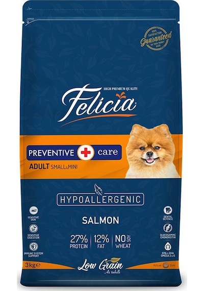 Felicia Small & Mini Somonlu Küçük Irk Yetişkin Köpek Maması 3 KG