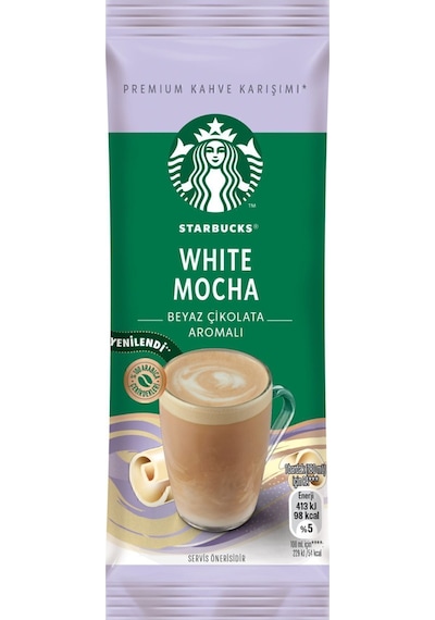Starbucks White Mocha Premium Kahve Karışımı 24g Hazır