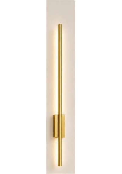 Çubuk Aplik Pilli Gold Kasa Kare Taban 3200k Gün Işığı Siyah