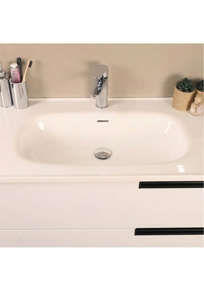 Kobos Eylül 100 Cm Banyo Dolabı Seti Bianco Beyaz Kobos Eylül 100 Cm Banyo Dolabı Seti Bianco Beyaz