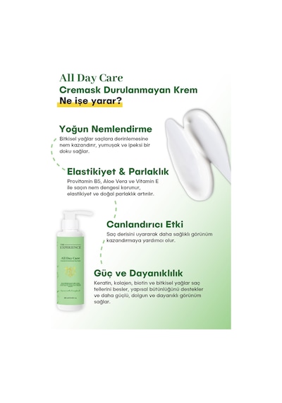 Cremask Durulanmayan Tüm Gün Etkili Saç Kremi 250 Ml