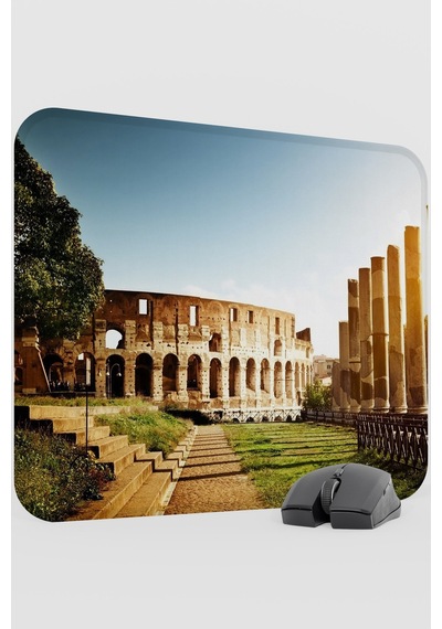 Roma İtalya V3 48x40 Xl Gaming Kauçuk Kaymaz Taban Mouse Pad Fare Altlığı