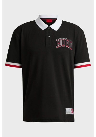 Hugo Erkek Polo Yaka T Shirt 50510183 001 Siyah Siyah