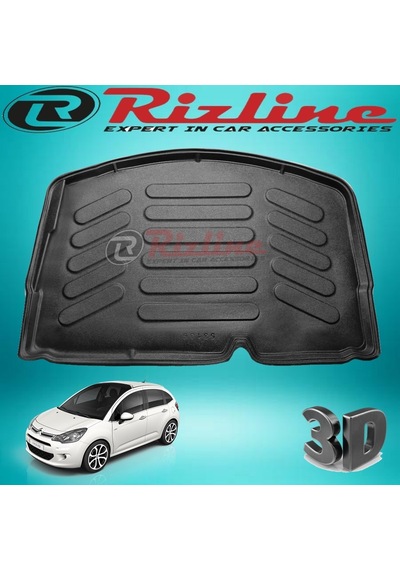 Citroen C3 3D Bagaj Havuzu Paspası 2009-2016 Arası Rizline N11.13097