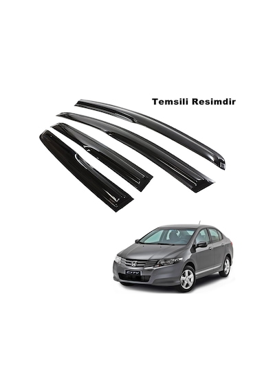 Honda City Mügen Cam Rüzgarlığı 2009 - 2011 Arası 4 Lü Takım N11.27904