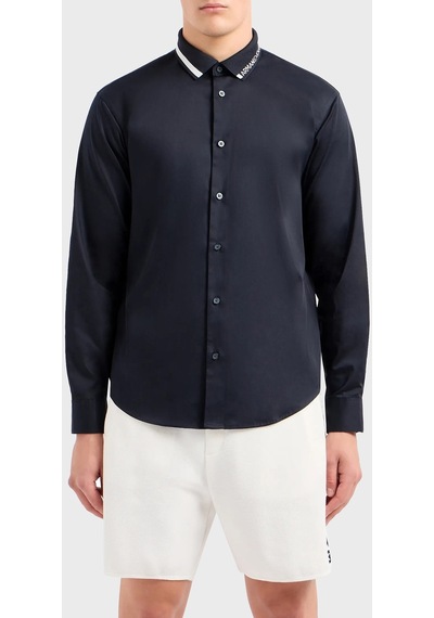 Armani Exchange Erkek Gömlek 3dzcl6 Zn10z 1583 Lacivert