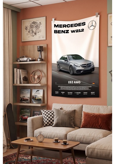 W212 E63amg Dekoratif Duvar Örtüsü Duvar Halısı Reaste