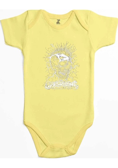 Zepplin Giyim The Offspring Mohawk Sarı Bebek Body Zıbın