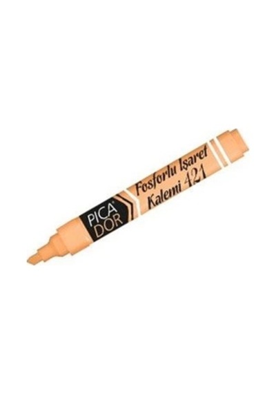 Picador 421 Fosforlu Kalem Pastel Turuncu Çok Renkli