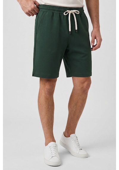 Tommy Life Çam Yeşil Standart Fit Basic Arka Cepli Erkek Şort - 81314