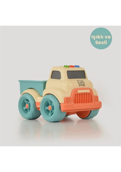 Işıklı Ve Sesli Oyuncak Kamyon Miniklerin Güvenli Eğlencesi Lisinya 34978888