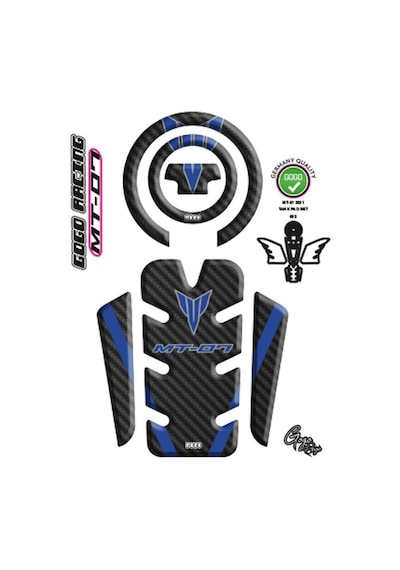 Yamaha Mt07 2021 Tank Pad 003