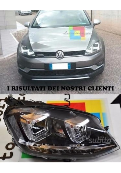 Vw Golf 7 2013big Zenon-Çift U Led Kayar Sinyalli R Ledli Ön Far