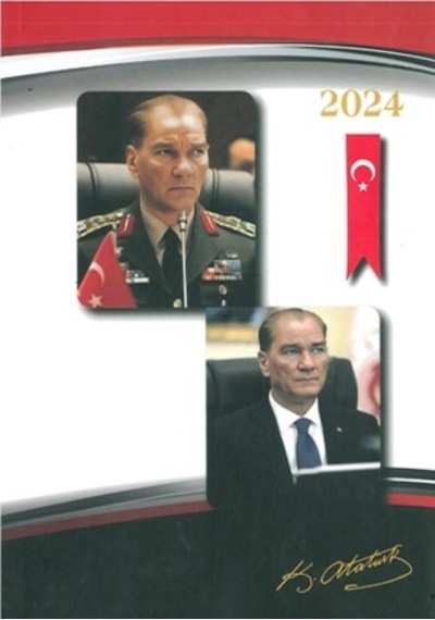 17x24 Atatürk Ajandası 2024 Özkan Res.2 Çok Renkli
