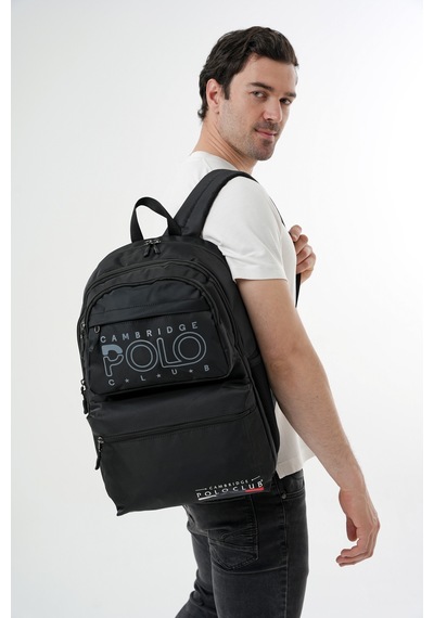 Cambridge Polo Club Ergonomik Unisex Ortaokul Çantası Siyah