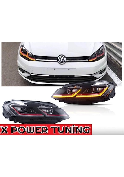 Vw Golf 7.5 2017-2019 Kayar Sinyalli Gti Ön Far