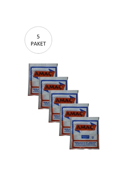 Hubrendy Tedarik Şeffaf Hışır Atlet Poşet Küçük Boy 25x42 Cm 650 Gr 5 Paket-takriben 1,500 Adet
