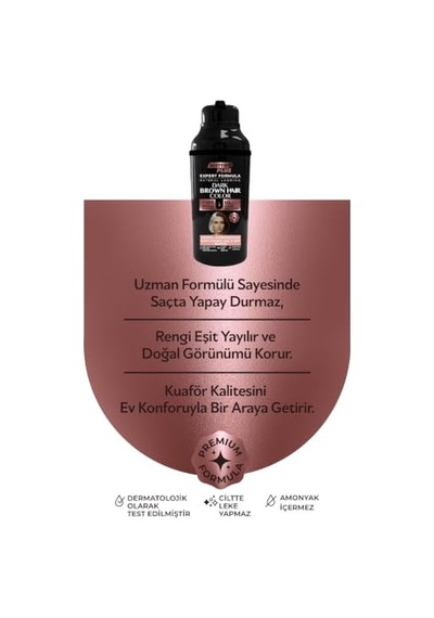 Expert Woman Beyaz Kapatıcı Şampuan Koyu Kahve Saç Boyası Amonyaksız Doğal Görünüm Diğer