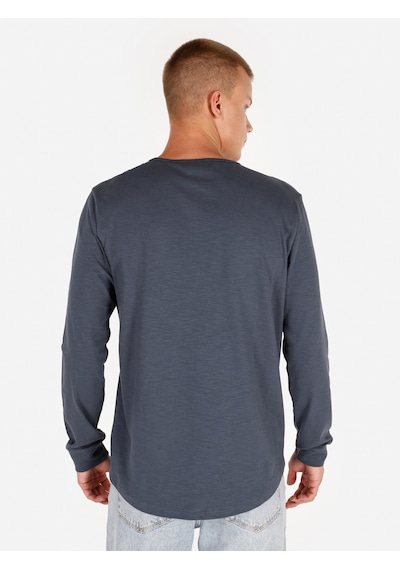 Colin's Colins Mavi Erkek Tshirt U.kol İndigo