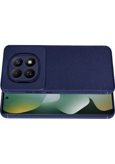 Redmi Note 15 Pro 4g Auto Focus Karbon Kapak Lacivert, İnce & Dayanıklı