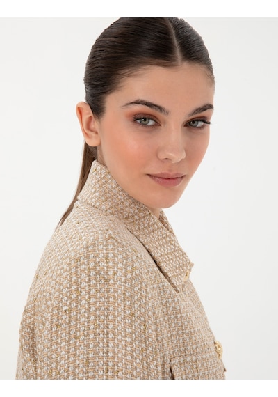 Pierre Cardin Kadın Bej Ceket 50300056-vr011 Bej