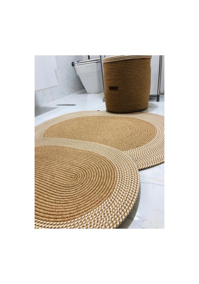 3 Lü Banyo Paspas Takımı Hasırkrem Hasırkrem