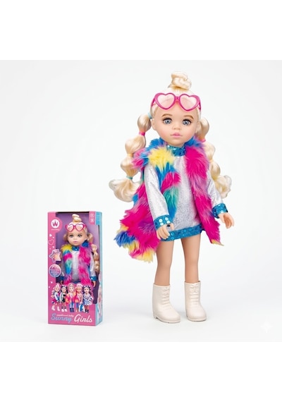 Ctoy Tatlı Moda Oyuncak Bebek 40 Cm Model 1