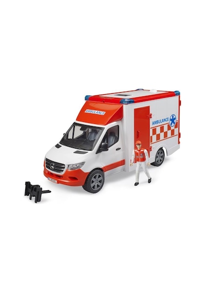 Bruder Mercedes Benz Sprinter Sirenli Ambulans Ve Ekibi Br02676