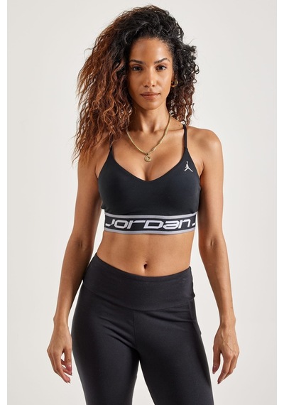 Nike Jordan Support Indy Logo Women's Bra Kadın Siyah