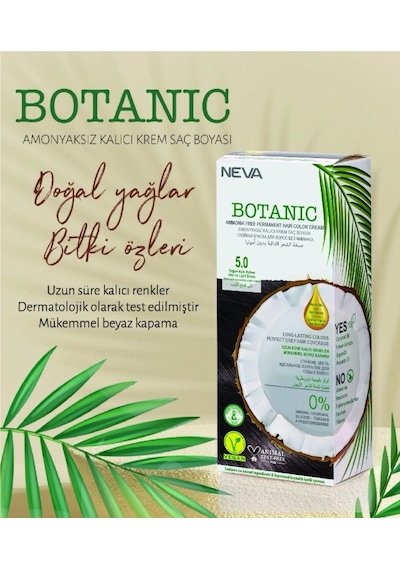 Botanıc Amonyaksız Kalıcı Krem Boya Seti 5.0