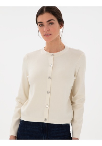 Pierre Cardin Kadın Ekru Hırka Triko 50299413-vr019 Ekru