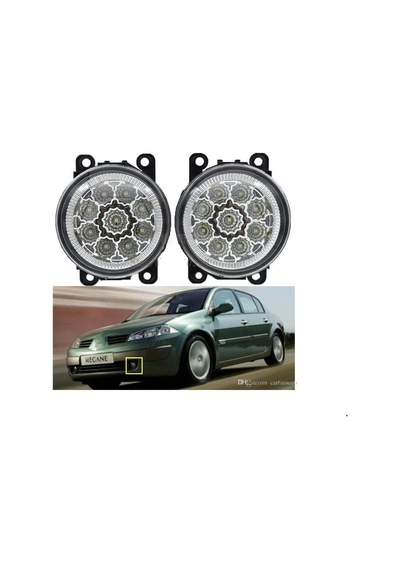 Renault - Megane 2 2003 - Sis Farı Set Ledli Megane 2 2003-