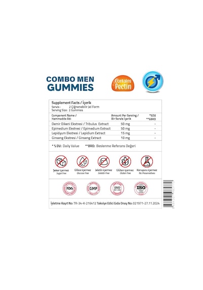 Comb Men 60 Gummies