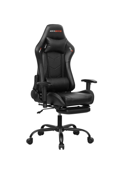 Adore Gaming Prox Ergo Oyuncu Koltuğu - Siyah S.deri 71x126-136x77,5 Cm Siyah