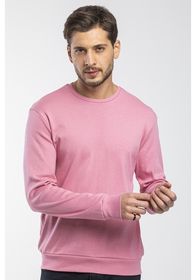Erkek Bisiklet Yaka Slim Fit Sweatshirt Spr 20k17 001